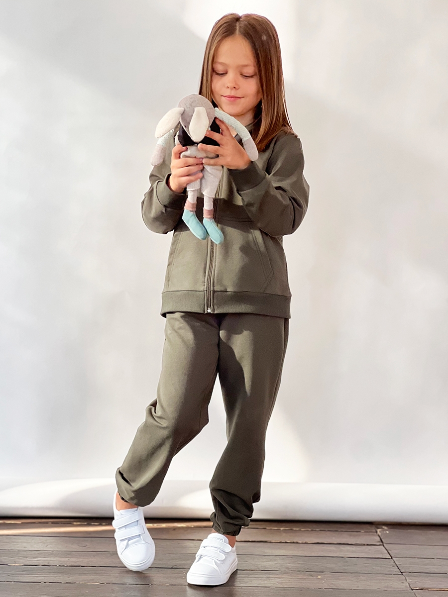 Спортивный костюм для девочки БУШОН SP20, цвет хаки 