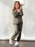 Спортивный костюм для девочки БУШОН SP20, цвет хаки 