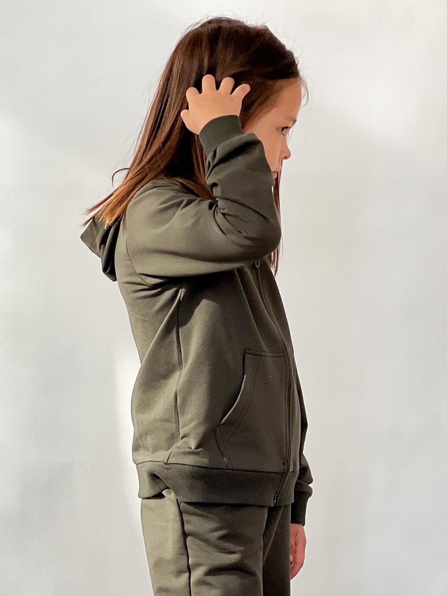 Спортивный костюм для девочки БУШОН SP20, цвет хаки 