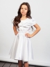 Платье для девочки нарядное БУШОН ST310, цвет белый 