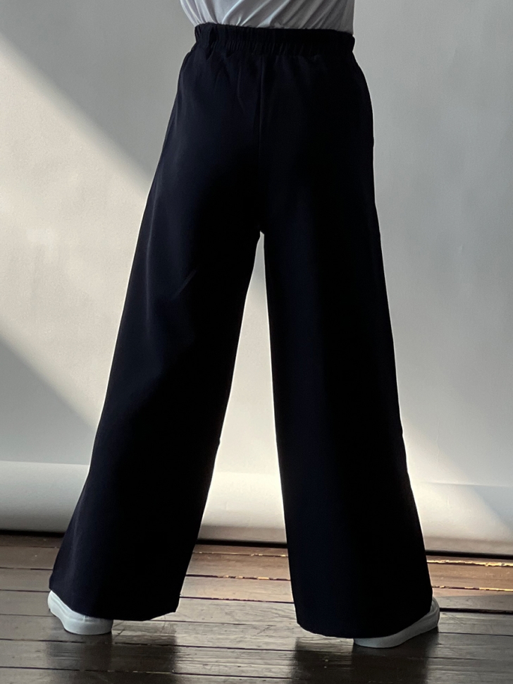 Брюки для девочек БУШОН SK88, цвет темно-синий 