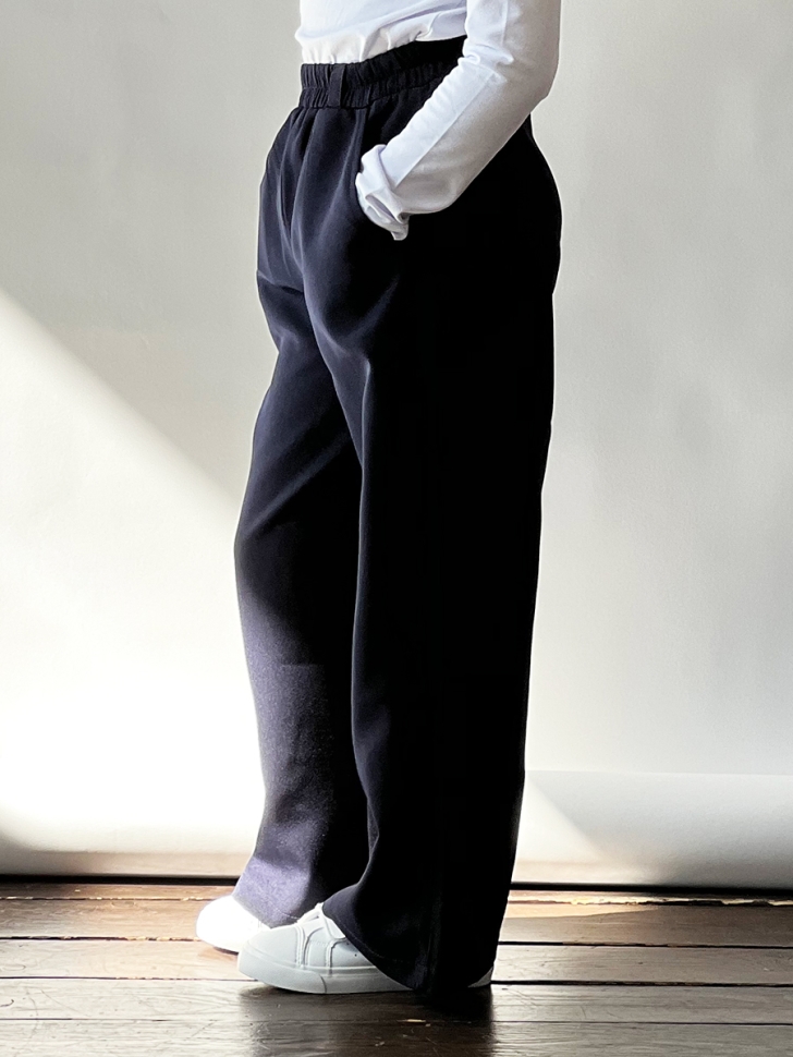 Брюки для девочек БУШОН SK88, цвет темно-синий 