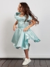 Платье для девочки нарядное БУШОН ST310, цвет голубой 