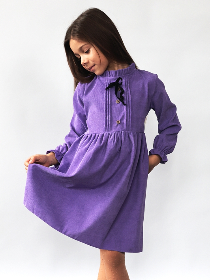 Платье для девочки нарядное БУШОН ST75, цвет сиреневый