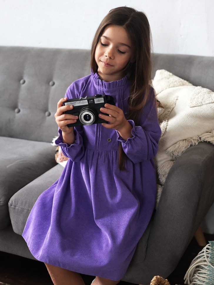 Платье для девочки нарядное БУШОН ST75, цвет сиреневый