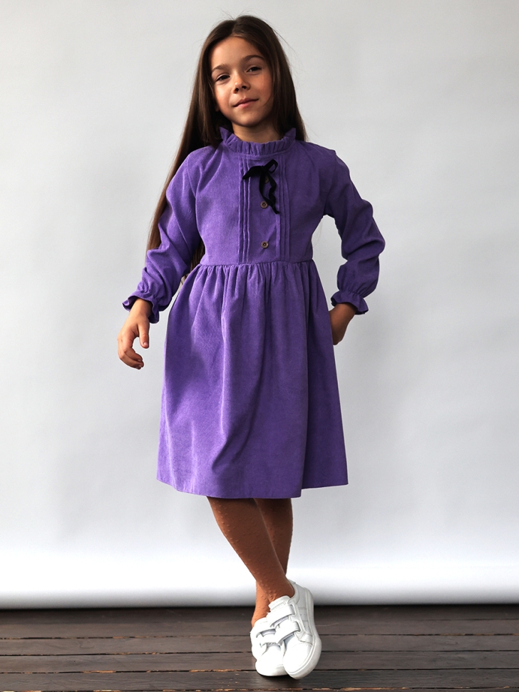 Платье для девочки нарядное БУШОН ST75, цвет сиреневый