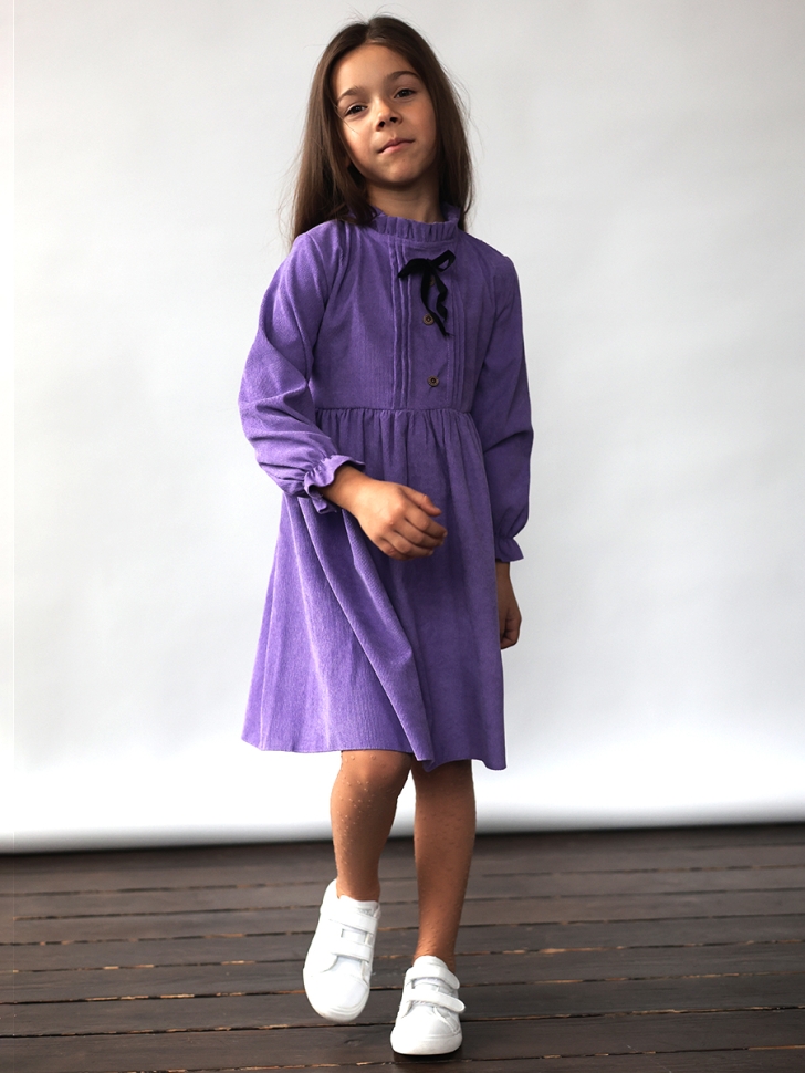 Платье для девочки нарядное БУШОН ST75, цвет сиреневый