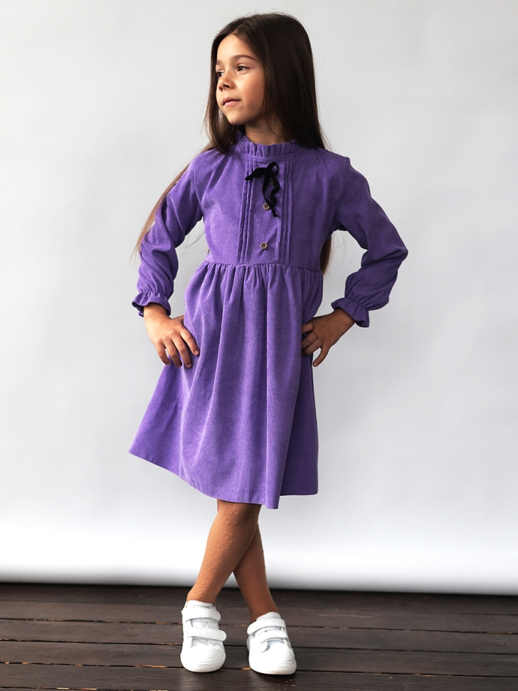 Платье для девочки нарядное БУШОН ST75, цвет сиреневый