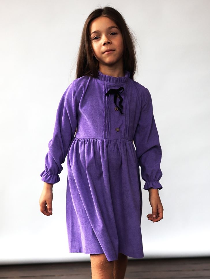 Платье для девочки нарядное БУШОН ST75, цвет сиреневый