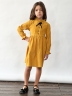 Платье для девочки нарядное БУШОН ST75, цвет горчичный