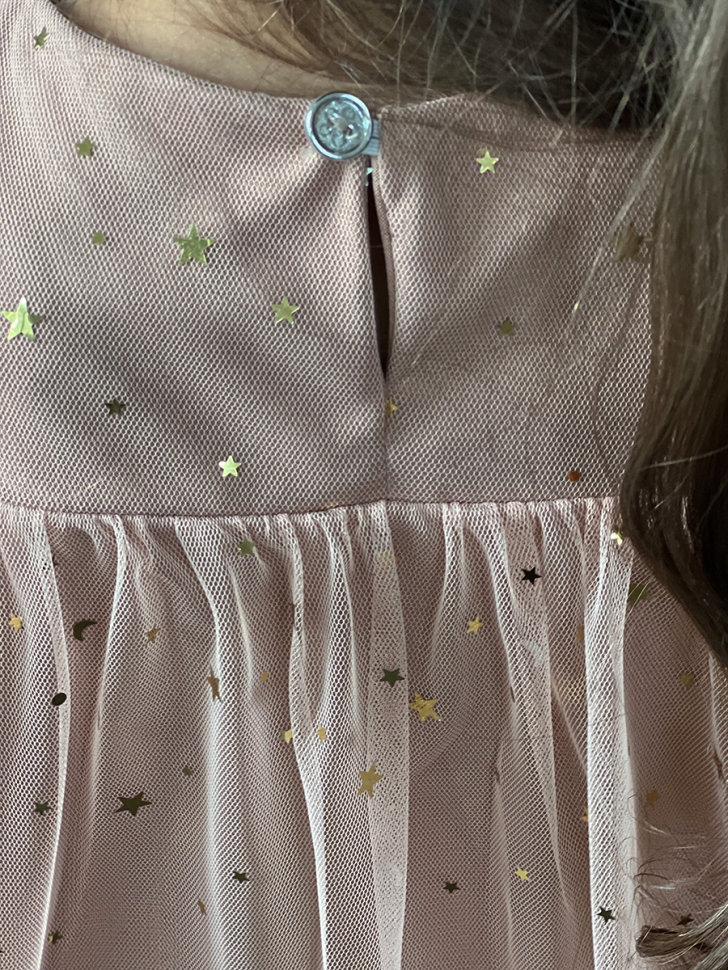 Платье для девочки нарядное БУШОН ST53, цвет пыльная роза 