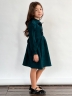 Платье для девочки нарядное БУШОН ST75, цвет изумрудный