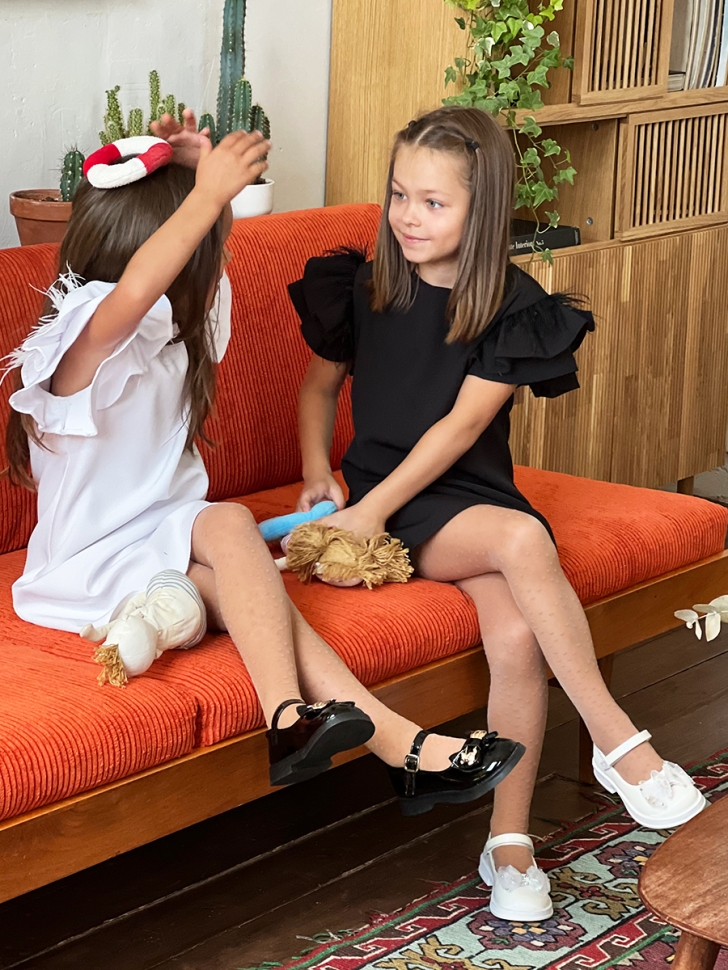 Платье для девочки нарядное БУШОН ST5410, цвет черный 