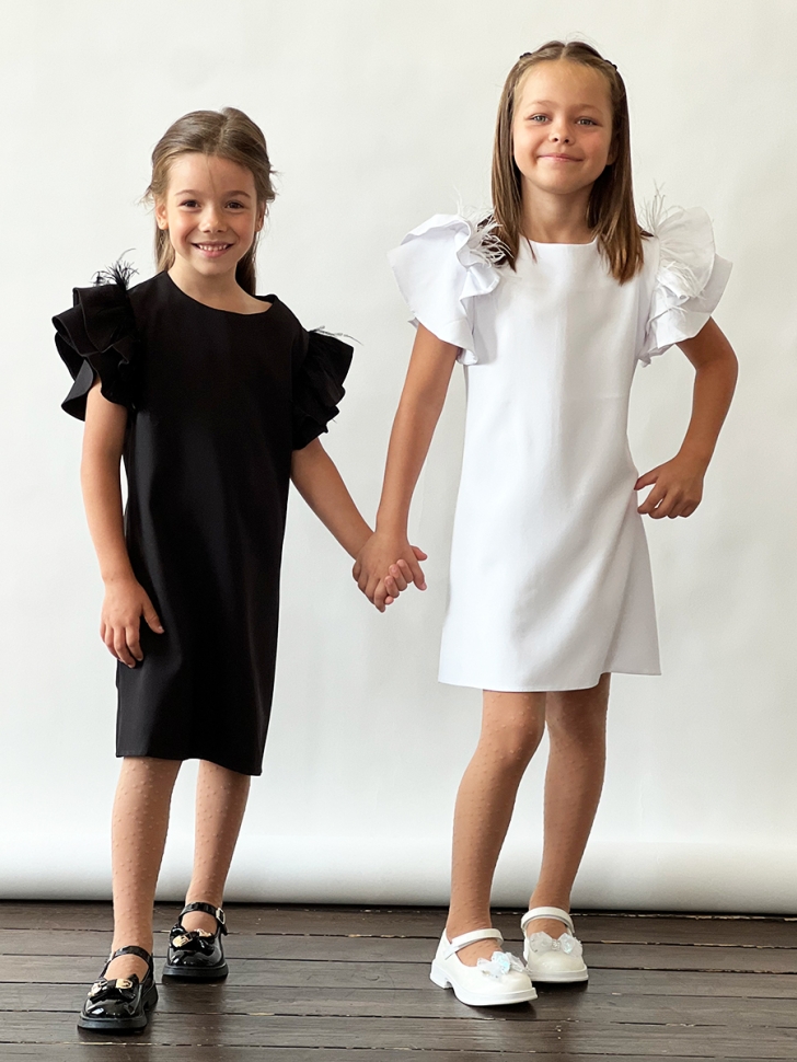 Платье для девочки нарядное БУШОН ST5410, цвет черный 