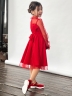Платье для девочки нарядное БУШОН ST77, цвет красный