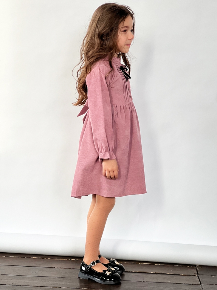 Платье для девочки нарядное БУШОН ST75, цвет пыльная роза