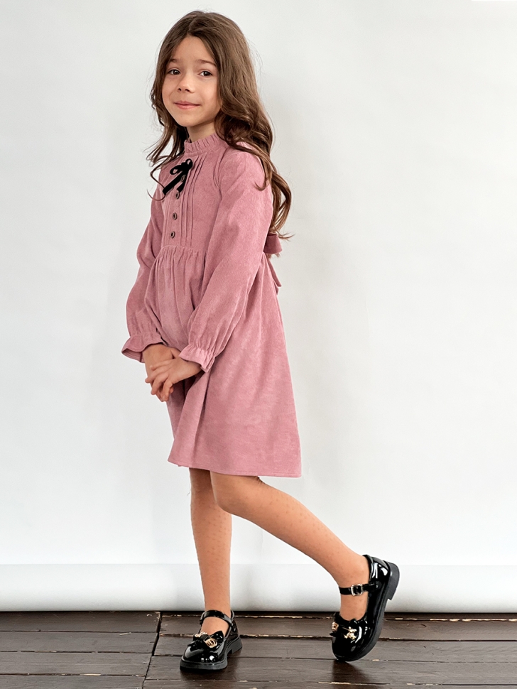 Платье для девочки нарядное БУШОН ST75, цвет пыльная роза