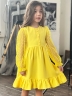 Платье для девочки нарядное БУШОН ST52, цвет желтый