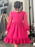 Платье для девочки нарядное БУШОН ST52, цвет фуксия
