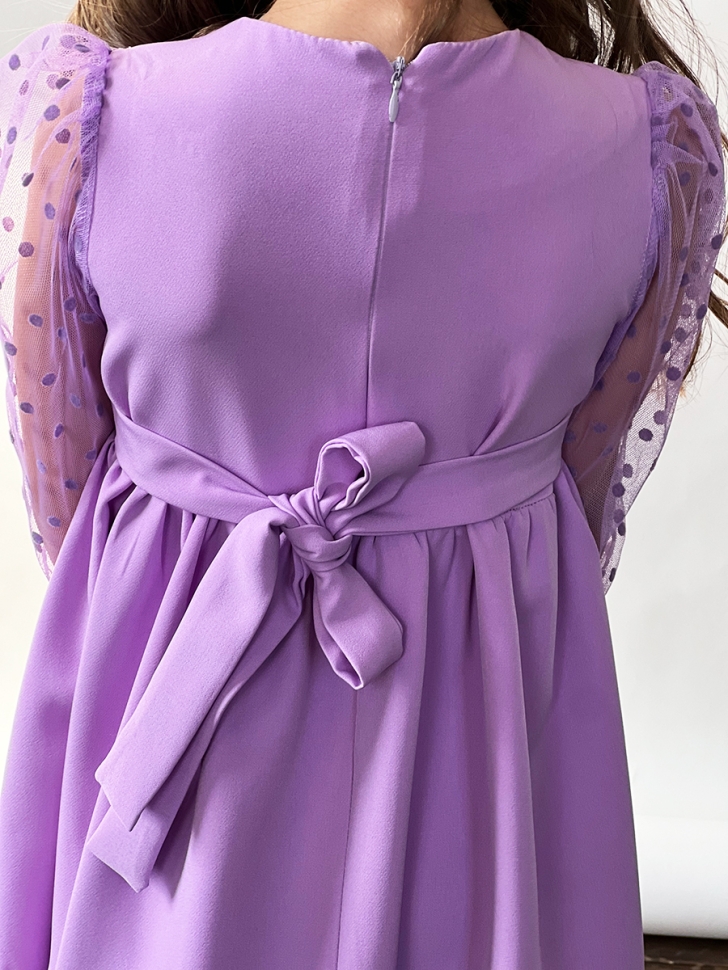 Платье для девочки нарядное БУШОН ST52, цвет сиреневый