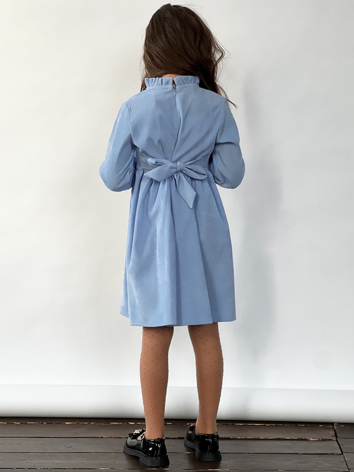 Платье для девочки нарядное БУШОН ST75, цвет светло-голубой