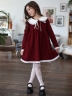 Платье для девочки школьное БУШОН SK34, цвет бордовый