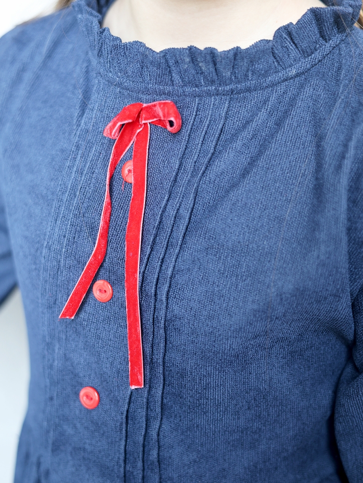 Платье для девочки нарядное БУШОН ST75, цвет темно-синий