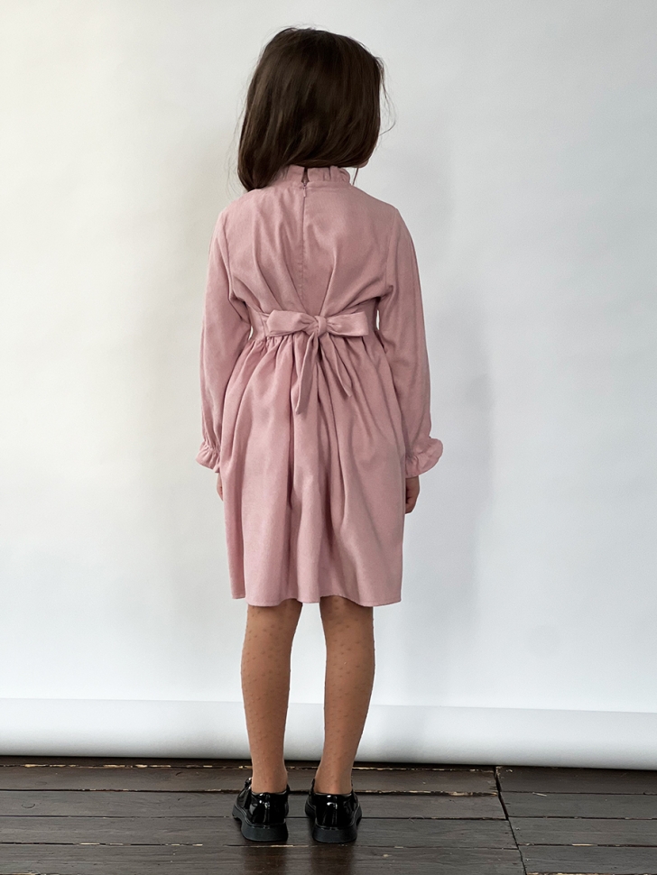 Платье для девочки нарядное БУШОН ST75, цвет пудра 