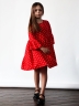 Платье для девочки нарядное БУШОН ST71, цвет красный