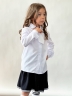 Блузка для девочек школьная БУШОН, модель SK50, цвет белый