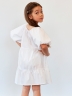 Платье для девочки хлопок БУШОН ST64, цвет белый