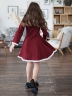 Платье для девочки школьное БУШОН SK35, цвет бордовый