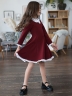Платье для девочки школьное БУШОН SK35, цвет бордовый