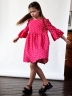 Платье для девочки нарядное БУШОН ST71, цвет фуксия