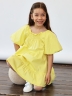 Платье для девочки хлопок БУШОН ST64, цвет желтый