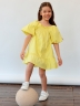 Платье для девочки хлопок БУШОН ST64, цвет желтый