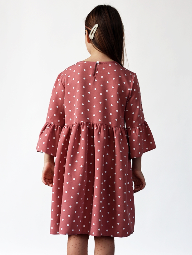 Платье для девочки нарядное БУШОН ST71, цвет пудра