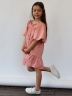 Платье для девочки хлопок БУШОН ST64, цвет пудровый