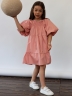 Платье для девочки хлопок БУШОН ST64, цвет пудровый
