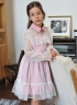 Платье для девочки нарядное БУШОН ST79, цвет пудра