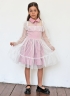 Платье для девочки нарядное БУШОН ST79, цвет пудра