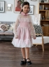 Платье для девочки нарядное БУШОН ST79, цвет пудра