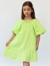 Платье для девочки хлопок БУШОН ST64, цвет салатовый