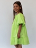 Платье для девочки хлопок БУШОН ST64, цвет салатовый