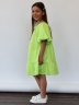 Платье для девочки хлопок БУШОН ST64, цвет салатовый