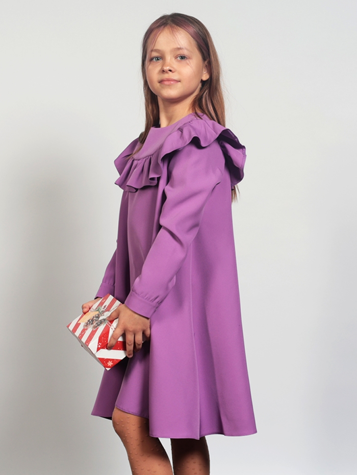 Платье для девочки нарядное БУШОН ST61, цвет сиреневый