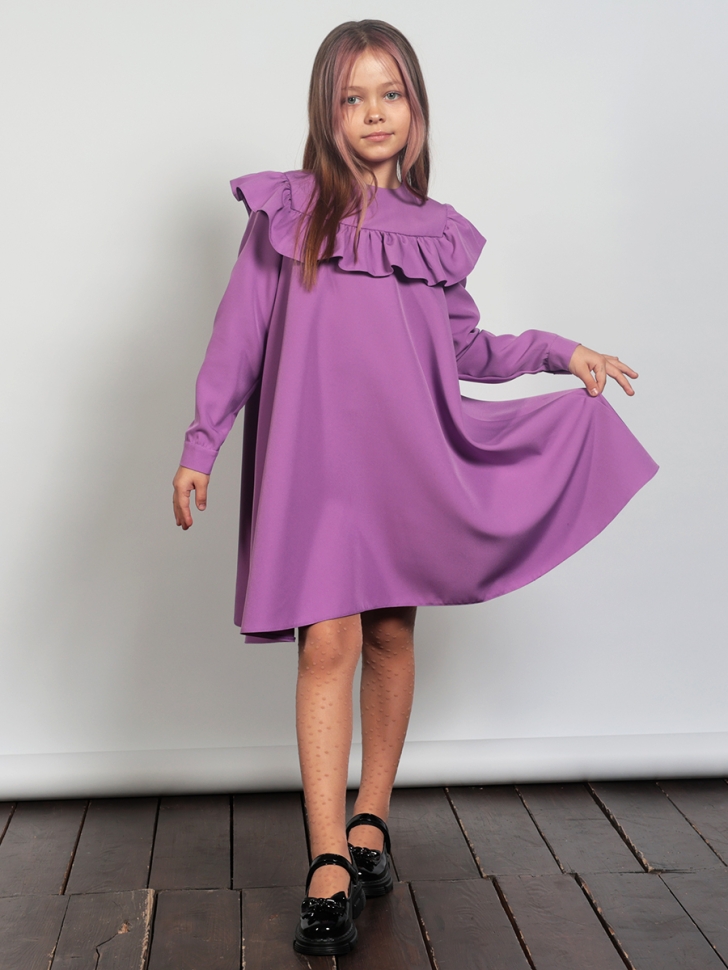 Платье для девочки нарядное БУШОН ST61, цвет сиреневый
