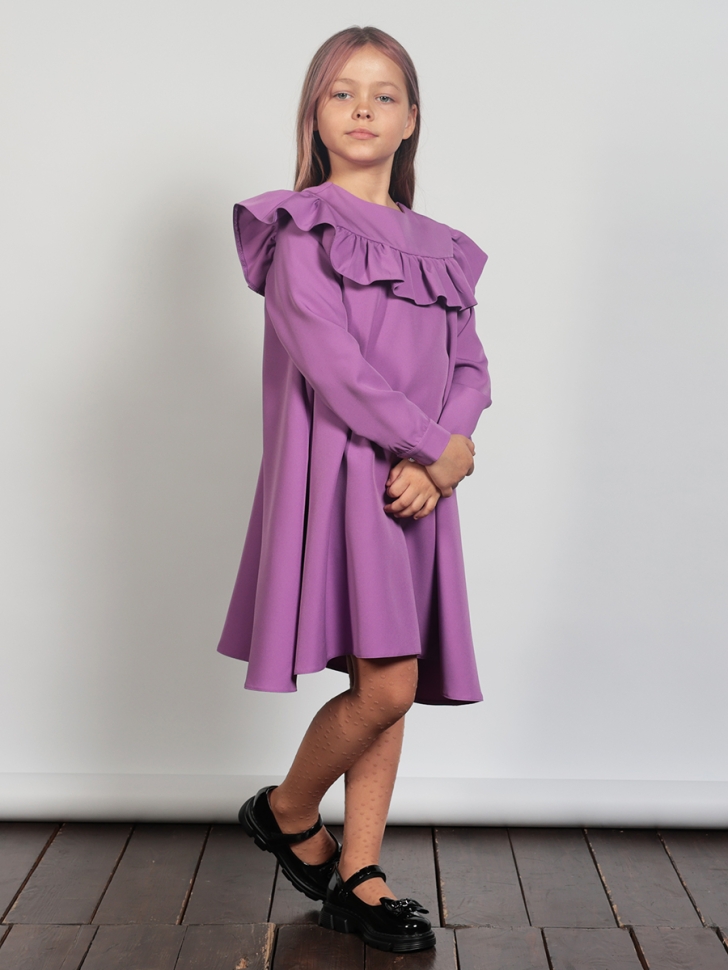 Платье для девочки нарядное БУШОН ST61, цвет сиреневый