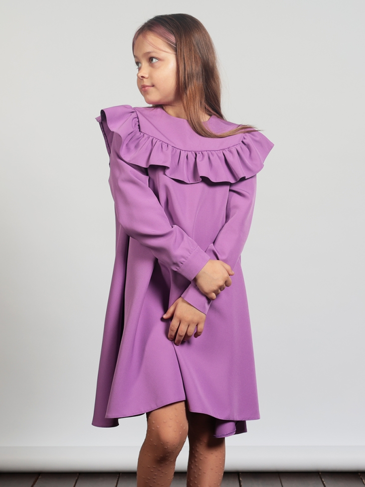 Платье для девочки нарядное БУШОН ST61, цвет сиреневый