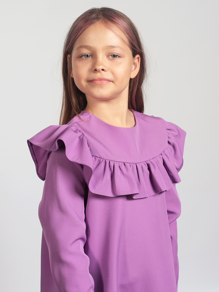 Платье для девочки нарядное БУШОН ST61, цвет сиреневый
